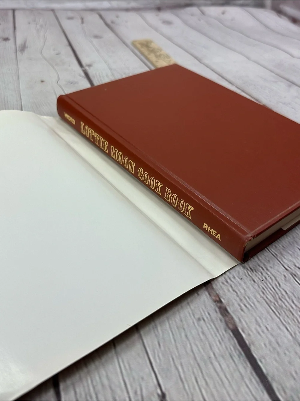 vtg 1969 Lottie Moon Cook Book by Claude Rhea hardcover retro cottagecore rustic